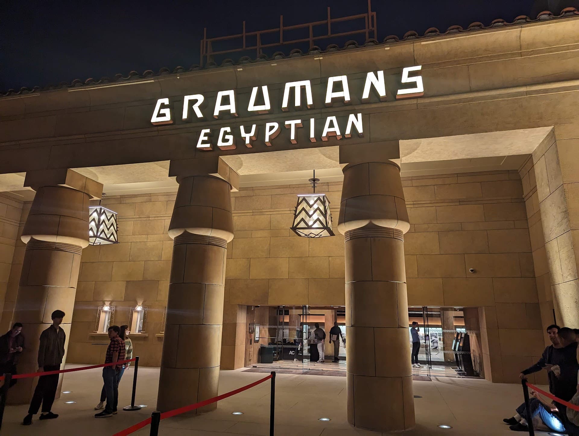 Exterior or interior view of Egyptian Theatre, an art house theater in Hollywood, California. Photo: Photo via Google Places