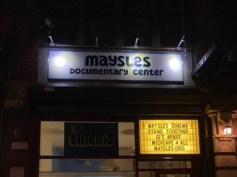 Exterior or interior view of Maysles Cinema, an art house theater in New York, New York. Photo: Photo via Google Maps