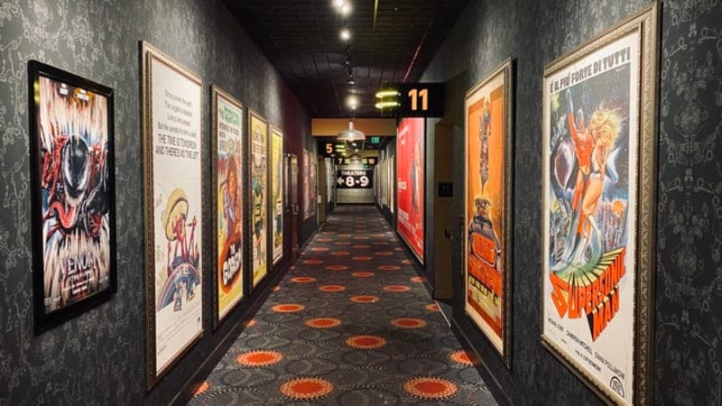 Exterior or interior view of Alamo Drafthouse Los Angeles, an art house theater in Los Angeles, California