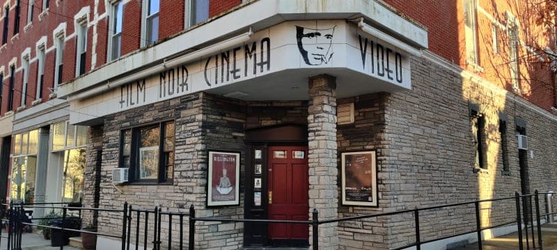 Exterior or interior view of Film Noir Cinema, an art house theater in Brooklyn, New York