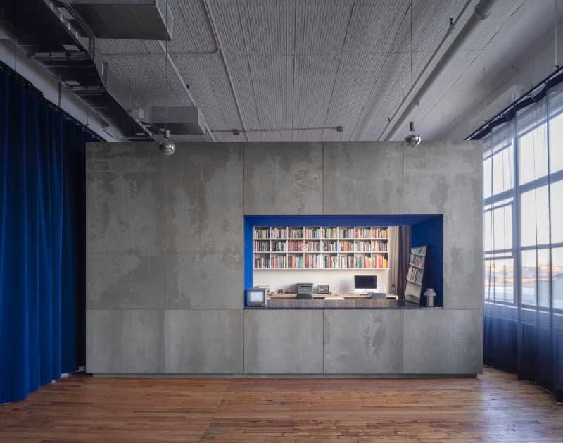 Exterior or interior view of Light Industry, an art house theater in Brooklyn, New York