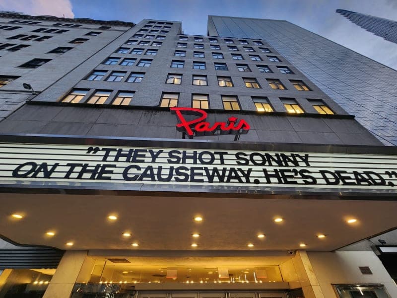 Exterior or interior view of Paris Theater, an art house theater in New York, New York